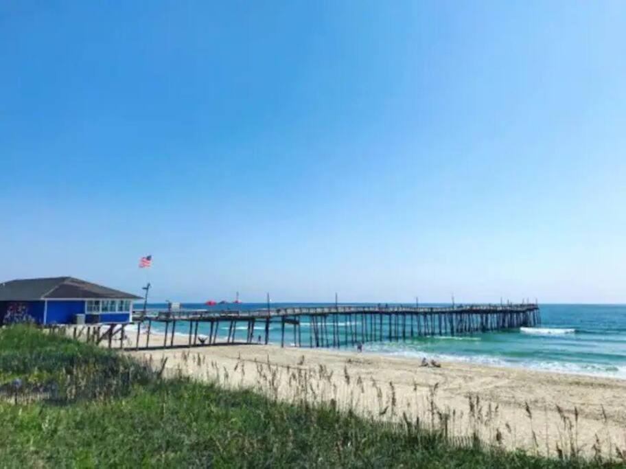 The Lost Loggerhead- Obx Ocean View Beach House Avon Exteriör bild